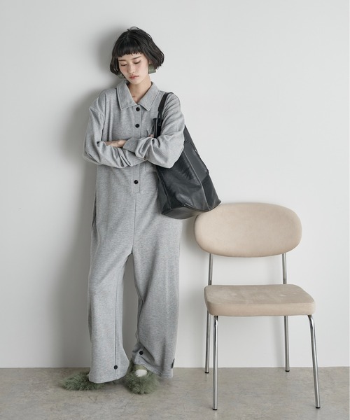 セール】ポロスウェットオールインワン（つなぎ/オールインワン）｜THE