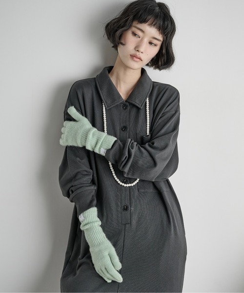 THE YOn（ザヨン）の「ポロスウェットオールインワン（つなぎ/オールインワン・レディース・チャコールグレー/グレー/パープル・FREE）」の11枚目の写真