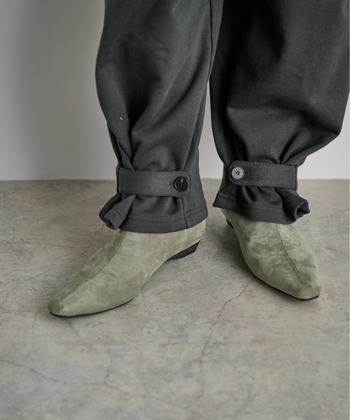 THE YOn（ザヨン）の「ポロスウェットオールインワン（つなぎ/オールインワン・レディース・チャコールグレー/グレー/パープル・FREE）」の15枚目の写真