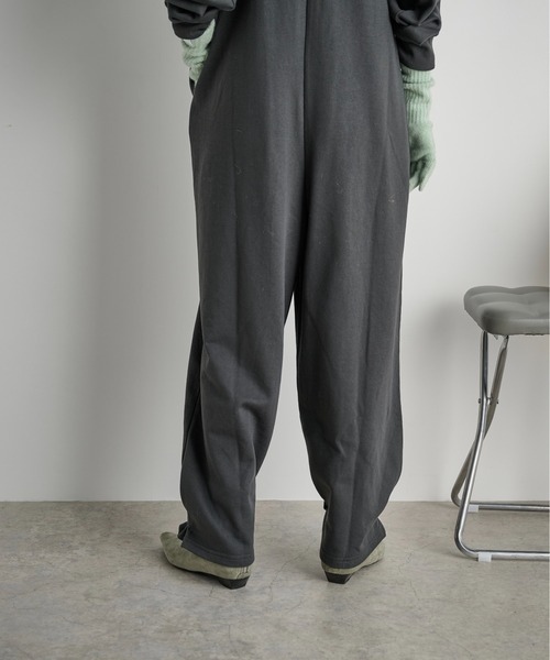 THE YOn（ザヨン）の「ポロスウェットオールインワン（つなぎ/オールインワン・レディース・チャコールグレー/グレー/パープル・FREE）」の14枚目の写真