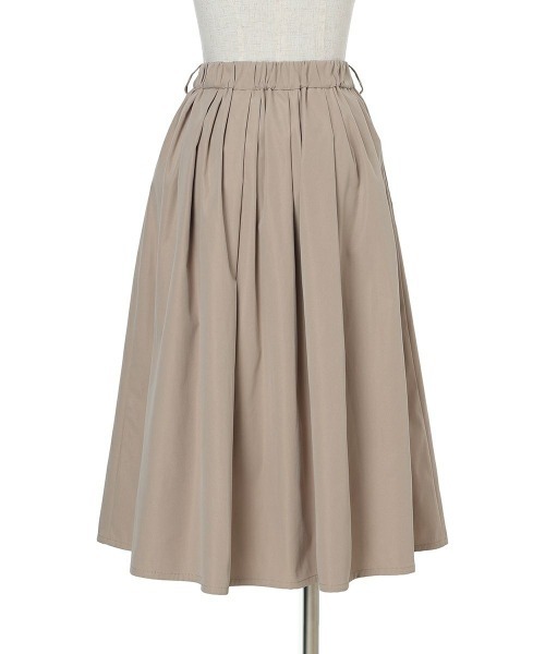 an another angelus（アンアナザーアンジェラス）の「リボンベルト撥水ギャザースカート/fint フィント（スカート・レディース・ベージュ/ネイビー・FREE）」の11枚目の写真