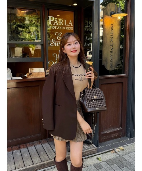 Logo Jacquard Knit Top（ニット/セーター）｜Her lip to（ハーリップ