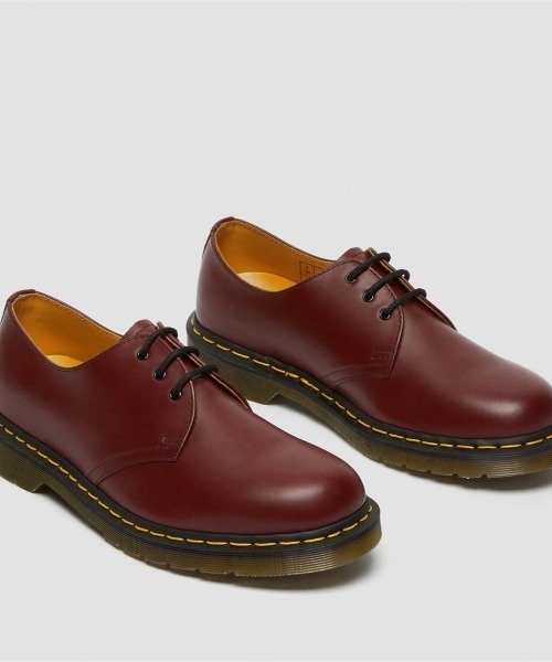 Dr. Martens(ドクターマーチン)の「Dr. MARTENS 1461 3 HOLE SHOE(ドクターマーチン 1461 3 ホール シューズ)(ドレスシューズ・メンズ・ブラック/チェリーレッド・28cm/27cm/26cm/25cm/29cm)」の10枚目の写真