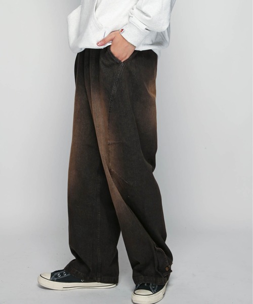 JACKROSE（ジャックローズ）の「JE-SELECT-加工-TEEN PANT（デニムパンツ・メンズ・インディゴブルー/ブラック・FREE）」の5枚目の写真