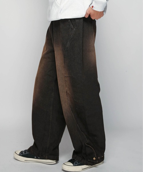 JACKROSE（ジャックローズ）の「JE-SELECT-加工-TEEN PANT（デニムパンツ・メンズ・インディゴブルー/ブラック・FREE）」の6枚目の写真