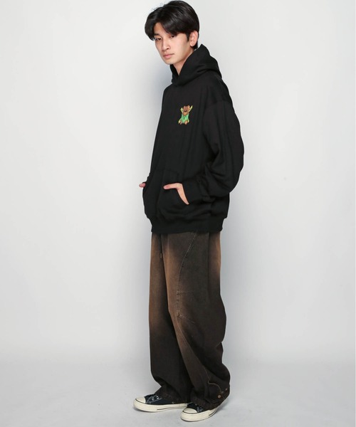 JACKROSE（ジャックローズ）の「JE-SELECT-加工-TEEN PANT（デニムパンツ・メンズ・インディゴブルー/ブラック・FREE）」の15枚目の写真