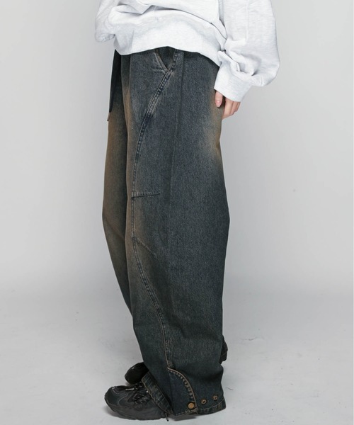 JACKROSE（ジャックローズ）の「JE-SELECT-加工-TEEN PANT（デニムパンツ・メンズ・インディゴブルー/ブラック・FREE）」の10枚目の写真