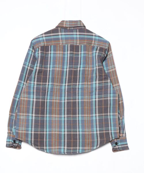 Coffee & Cigarettes(コーヒーアンドシガレッツ)の「10B13 Heavy Flannel One Wash Work Shirt / ヘビーネル ワンウォッシュ ワークシャツ H(シャツ/ブラウス・メンズ・グレー系・M/XL/L)」の6枚目の写真