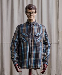 Coffee & Cigarettes（コーヒーアンドシガレッツ）の「10B13 Heavy Flannel One Wash Work Shirt / ヘビーネル ワンウォッシュ ワークシャツ H（シャツ/ブラウス）」