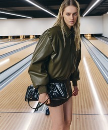 CHARLES & KEITH | Britton ブリットン ルーシュドイロンゲイトショルダーバッグ(トートバッグ)