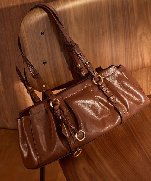 Britton ブリットン ルーシュドイロンゲイトショルダーバッグ（トート