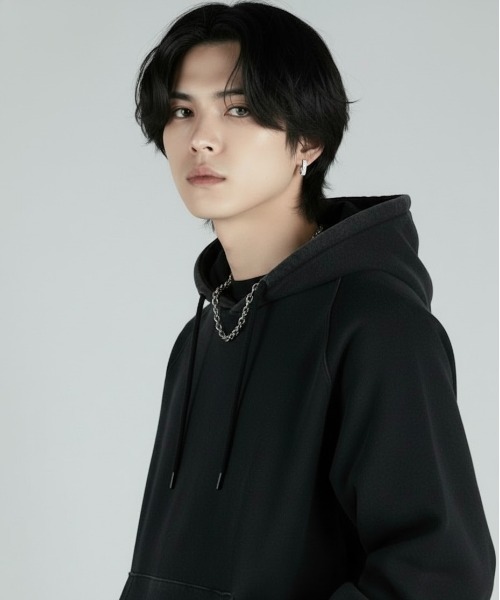 Burner(バーナー)の「【Cr+ov(クローヴ)】キュービックジルコニア フープピアス oku-pierce-2-4【RBTS】(ピアス(両耳用)・メンズ・ブラック/ゴールド/シルバー・FREE)」の11枚目の写真