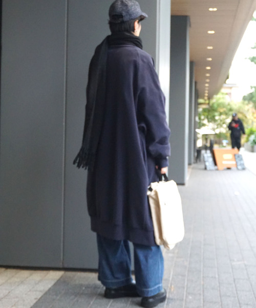 JOURNAL STANDARD LUXE（ジャーナルスタンダード　ラックス）の「パイル Vネック-カーディガン（カーディガン/ボレロ・レディース・ブラウン/ネイビー・FREE）」の12枚目の写真