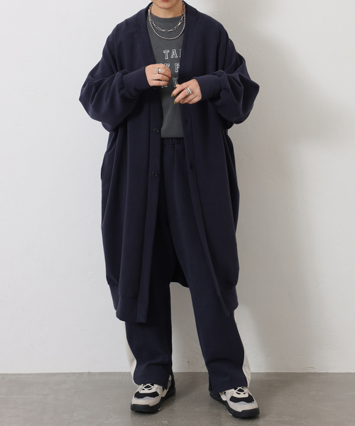 JOURNAL STANDARD LUXE（ジャーナルスタンダード　ラックス）の「パイル Vネック-カーディガン（カーディガン/ボレロ・レディース・ブラウン/ネイビー・FREE）」の14枚目の写真