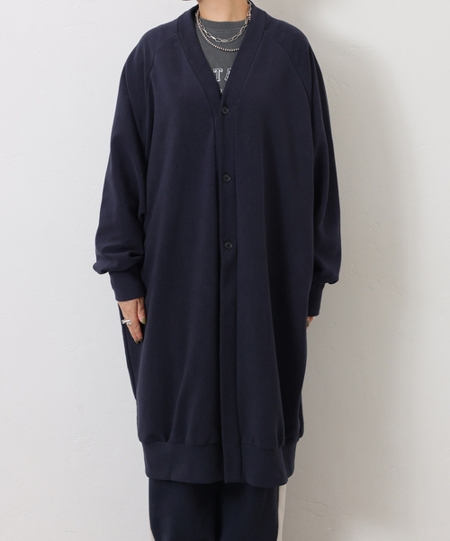 JOURNAL STANDARD LUXE（ジャーナルスタンダード　ラックス）の「パイル Vネック-カーディガン（カーディガン/ボレロ・レディース・ブラウン/ネイビー・FREE）」の20枚目の写真