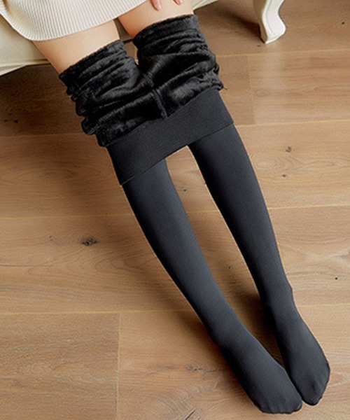 Blanc de Blue（ブランドブルー）の「【厚手type】極暖 裏起毛タイツ（タイツ/ストッキング・レディース・ブラック/ベージュ・FREE）」の13枚目の写真