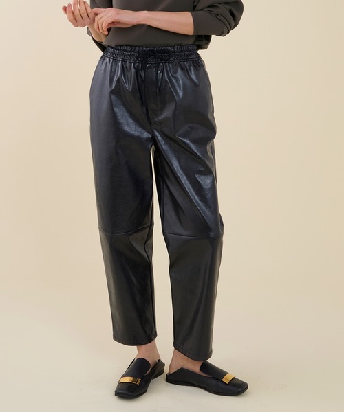 marmors(マルモア)の「【marmors】fake leather pants(その他パンツ・レディース・ブラック/ダークブラウン・36)」の8枚目の写真