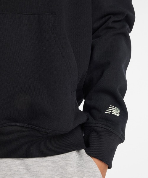 NEW BALANCE（ニューバランス）の「Athletics シグネチャーフーディ（パーカー・メンズ・ブラック/ライトグレー・SMALL/MEDIUM/LARGE/X-LARGE/XX-LARGE）」の15枚目の写真