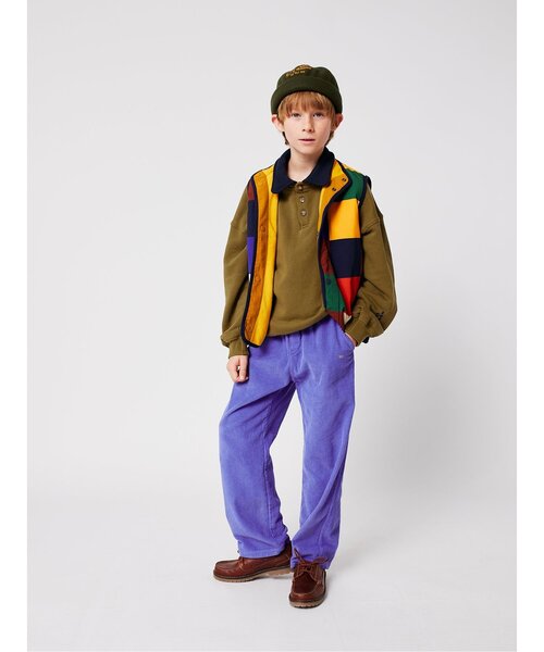 BOBO CHOSES(ボボショーズ)の「lilac corduroy長パンツ【キッズ】(その他パンツ・キッズ・ラベンダー・110/120/130)」の4枚目の写真