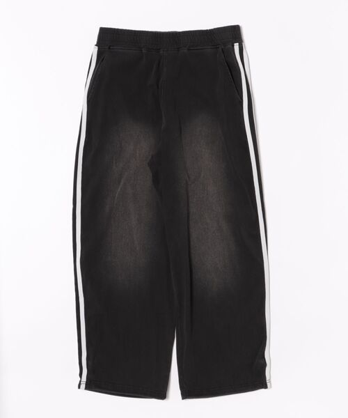 8(eight)(エイト)の「カットデニムサイドラインパンツ(デニムパンツ・メンズ・ネイビー/ブラック・MEDIUM/LARGE)」の1枚目の写真