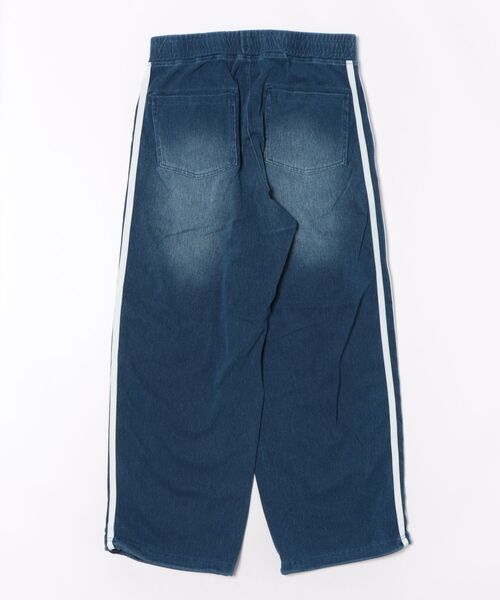 8(eight)(エイト)の「カットデニムサイドラインパンツ(デニムパンツ・メンズ・ネイビー/ブラック・MEDIUM/LARGE)」の3枚目の写真