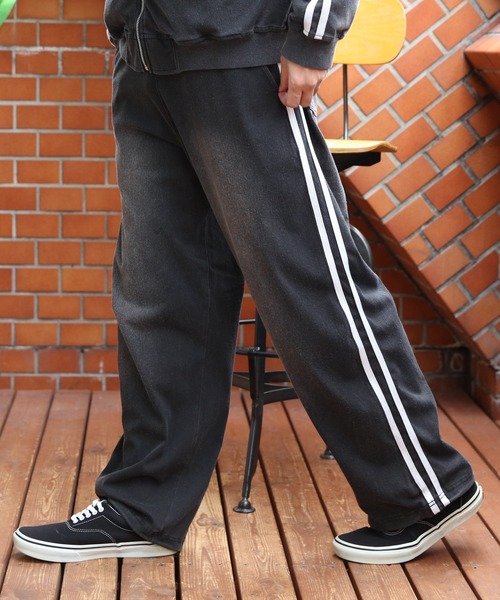 8(eight)(エイト)の「カットデニムサイドラインパンツ(デニムパンツ・メンズ・ネイビー/ブラック・MEDIUM/LARGE)」の5枚目の写真