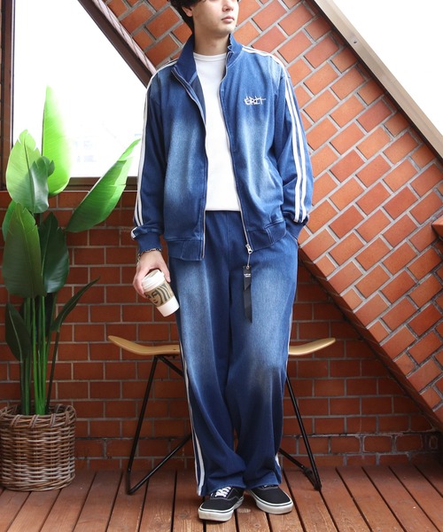 8(eight)(エイト)の「カットデニムサイドラインパンツ(デニムパンツ・メンズ・ネイビー/ブラック・MEDIUM/LARGE)」の17枚目の写真