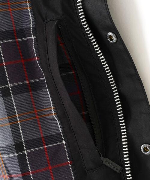 Barbour(バブアー)の「Barbour (バブアー)Transport Wax Blouson(ブルゾン・メンズ・ブラック/ライトグリーン・38/36/40)」の12枚目の写真