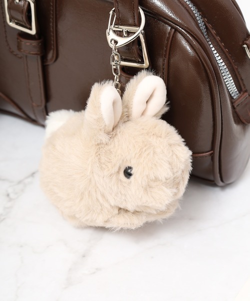 FUNALIVE(ファンアライブ)の「モチーフアニマルチャーム(チャーム・レディース・ホワイト系/ホワイト×ブラック/アイボリー系/ベージュ/ホワイト系その他/グレー・FREE)」の6枚目の写真