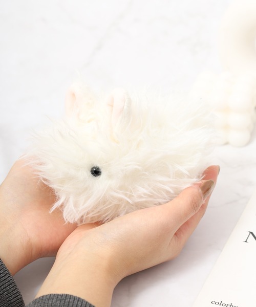 FUNALIVE(ファンアライブ)の「モチーフアニマルチャーム(チャーム・レディース・ホワイト系/ホワイト×ブラック/アイボリー系/ベージュ/ホワイト系その他/グレー・FREE)」の4枚目の写真