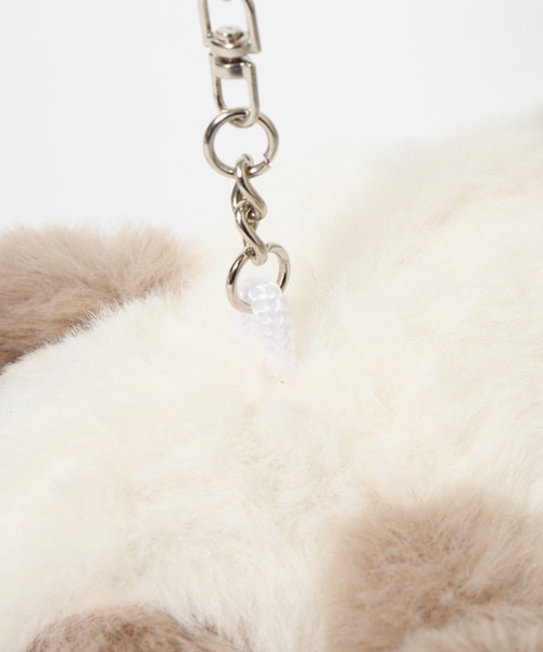 FUNALIVE(ファンアライブ)の「モチーフアニマルチャーム(チャーム・レディース・ホワイト系/ホワイト×ブラック/アイボリー系/ベージュ/ホワイト系その他/グレー・FREE)」の7枚目の写真