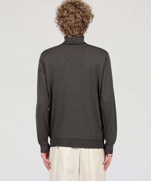 TOMORROWLAND （トゥモローランド）の「TOMORROWLAND tricot スーパーファインメリノウール タートルネック S-WOOL（ニット/セーター・メンズ・ネイビー/ブルー系その他/ブラック/ホワイト/チャコールグレー/ブラック系その他・S/M/L/XL/XS）」の10枚目の写真