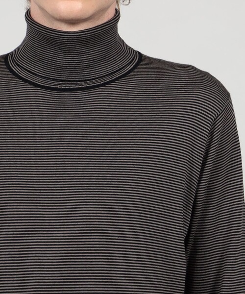 TOMORROWLAND （トゥモローランド）の「TOMORROWLAND tricot スーパーファインメリノウール タートルネック S-WOOL（ニット/セーター・メンズ・ネイビー/ブルー系その他/ブラック/ホワイト/チャコールグレー/ブラック系その他・S/M/L/XL/XS）」の11枚目の写真