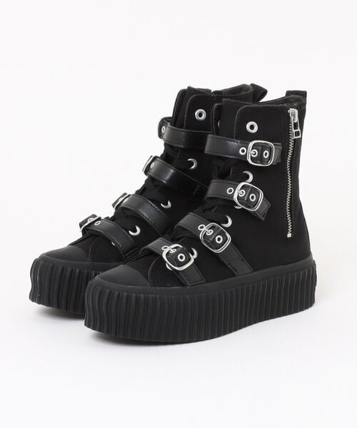 CONVERSE(コンバース)の「《CONVERSE》ALL STAR LIFTED ST Z SHIN-HI オールスター リフテッド ST Z SHIN-HI(ブーツ・レディース・ブラック・23.5cm/24.5cm/24.0cm/23.0cm)」の1枚目の写真