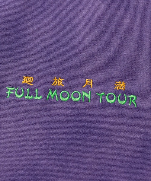 go slow caravan(ゴースローキャラバン)の「SALO裏起毛 ケミカル/フェード BOX クルースウェット FULL MOON(スウェット・メンズ・レッド/ネイビー/ブラック・MEDIUM/LARGE/X-LARGE)」の5枚目の写真