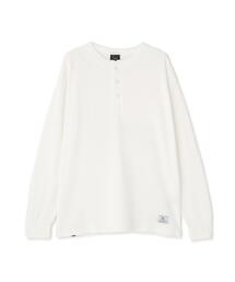 【日本限定】Alpha Industries/アルファインダストリーズ/HONEYCOMB WAFFLE LS HENLEY NECK T-SHIRT/ハニカム ワッフル ヘンリー ネック Tシャツ