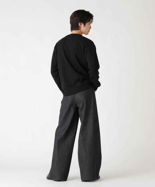 Alpha Industries(アルファインダストリーズ)の「Alpha Industries/アルファインダストリーズ/HONEYCOMB WAFFLE LS HENLEY NECK T-SHIRT/ハニカム ワッフル ヘンリー ネック Tシャツ(Tシャツ/カットソー・メンズ・キナリ/ブラック/ホワイト系2・2XL/L/M/S/XL)」の14枚目の写真