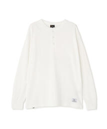 Alpha Industries（アルファインダストリーズ）の「Alpha Industries/アルファインダストリーズ/HONEYCOMB WAFFLE LS HENLEY NECK T-SHIRT/ハニカム ワッフル ヘンリー ネック Tシャツ（Tシャツ/カットソー）」