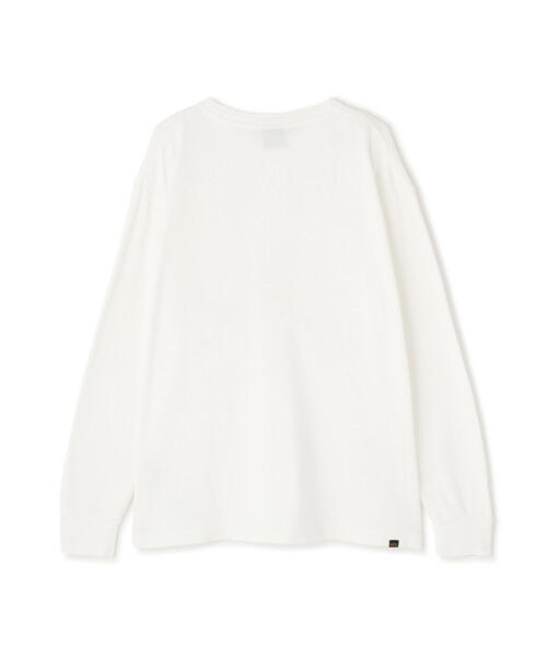 Alpha Industries（アルファインダストリーズ）の「Alpha Industries/アルファインダストリーズ/HONEYCOMB WAFFLE LS HENLEY NECK T-SHIRT/ハニカム ワッフル ヘンリー ネック Tシャツ（Tシャツ/カットソー・メンズ・キナリ/ブラック/ホワイト系2・2XL/L/M/S/XL）」の14枚目の写真