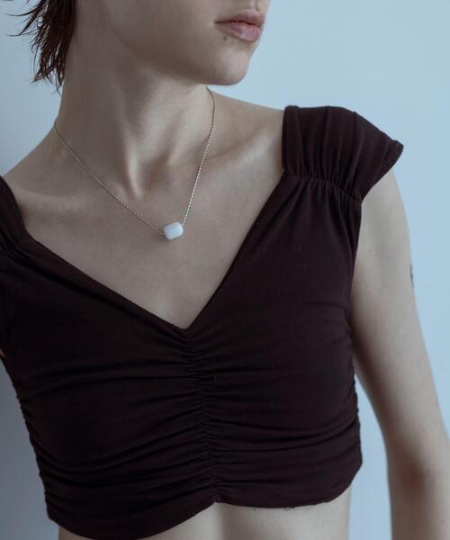 SMELLY（スメリー）の「SMELLY so’　white jade necklace（ネックレス・レディース・ホワイト系その他・-）」の13枚目の写真