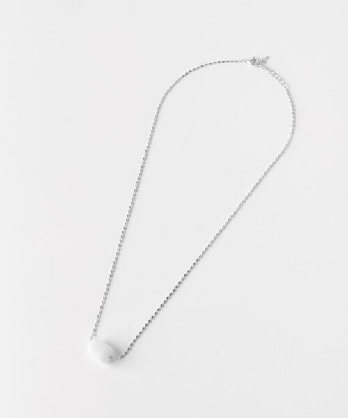 SMELLY（スメリー）の「SMELLY so’　white jade necklace（ネックレス・レディース・ホワイト系その他・-）」の8枚目の写真