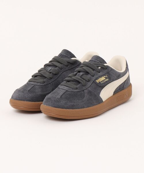 PUMA(プーマ)の「PUMA プーマ PALERMO パレルモ 396463 81D.GRAY/A.SNOW(スニーカー・メンズ・グレー・23.0cm/23.5cm/24.0cm/24.5cm/25.0cm/25.5cm/26.0cm/26.5cm/27.0cm/27.5cm/28.0cm/28.5cm/29.0cm/22.5cm)」の1枚目の写真