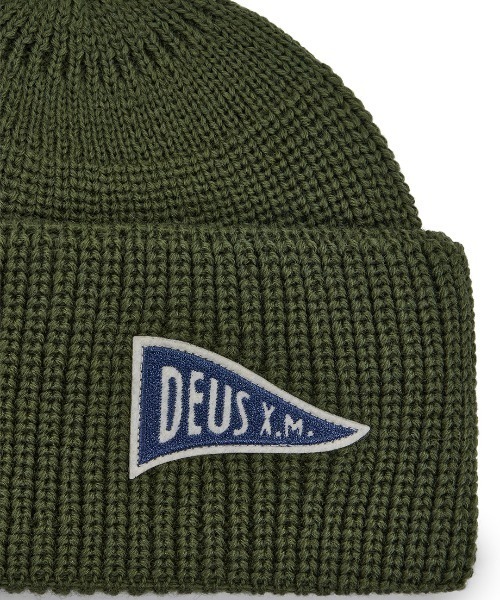 DEUS EX MACHINA（デウスエクスマキナ）の「CAMPUS BEANIE（ニットキャップ/ビーニー・メンズ・ブラウン系その他/グリーン系その他/ブラック・OS）」の6枚目の写真