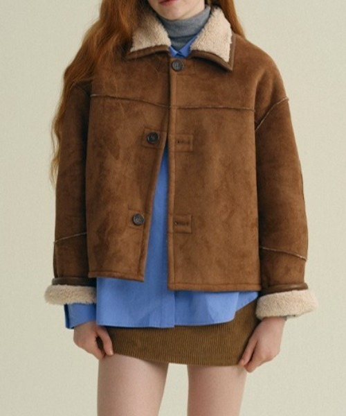 Reversible suede boa Jacket（ムートンコート）｜Vipoa（ヴィポア）の