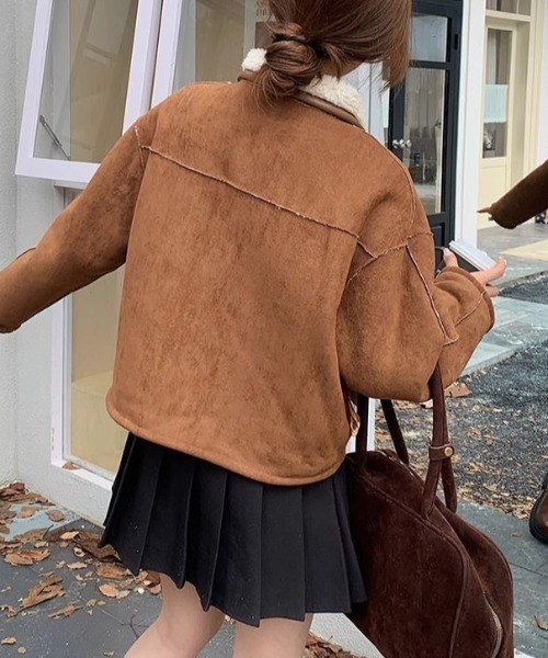 Reversible suede boa Jacket（ムートンコート）｜Vipoa（ヴィポア）の