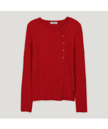 TWEE（トゥウィー）の「コーニングカットアウトボタンニット（ニット/セーター）」