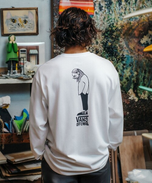 VANS（バンズ）の「M VANS X HORROR SHINING LS VN0A5432WHT（Tシャツ