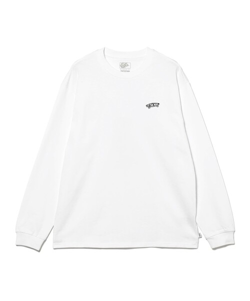 VANS（バンズ）の「Vans × Yusuke Hanai / Long Sleeve T-shirt（Tシャツ/カットソー・メンズ・ブラック/ホワイト・S/M/L/XL）」の3枚目の写真