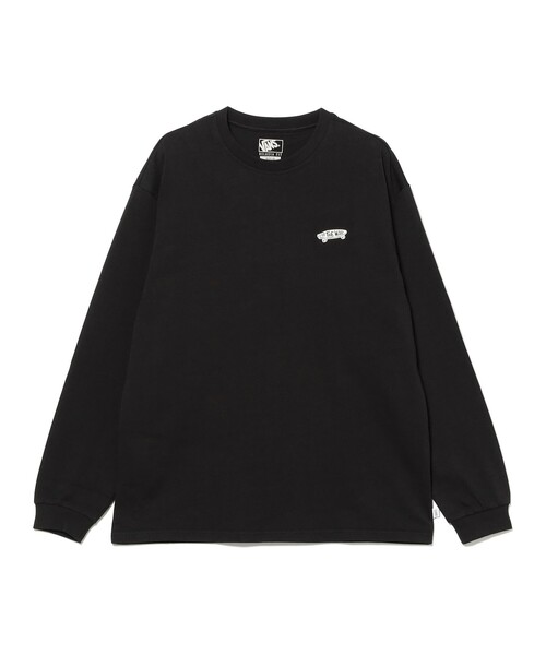 VANS（バンズ）の「Vans × Yusuke Hanai / Long Sleeve T-shirt（Tシャツ/カットソー・メンズ・ブラック/ホワイト・S/M/L/XL）」の8枚目の写真
