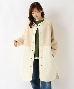 セール】ボアキルティング切替コート（その他アウター）｜one'sterrace